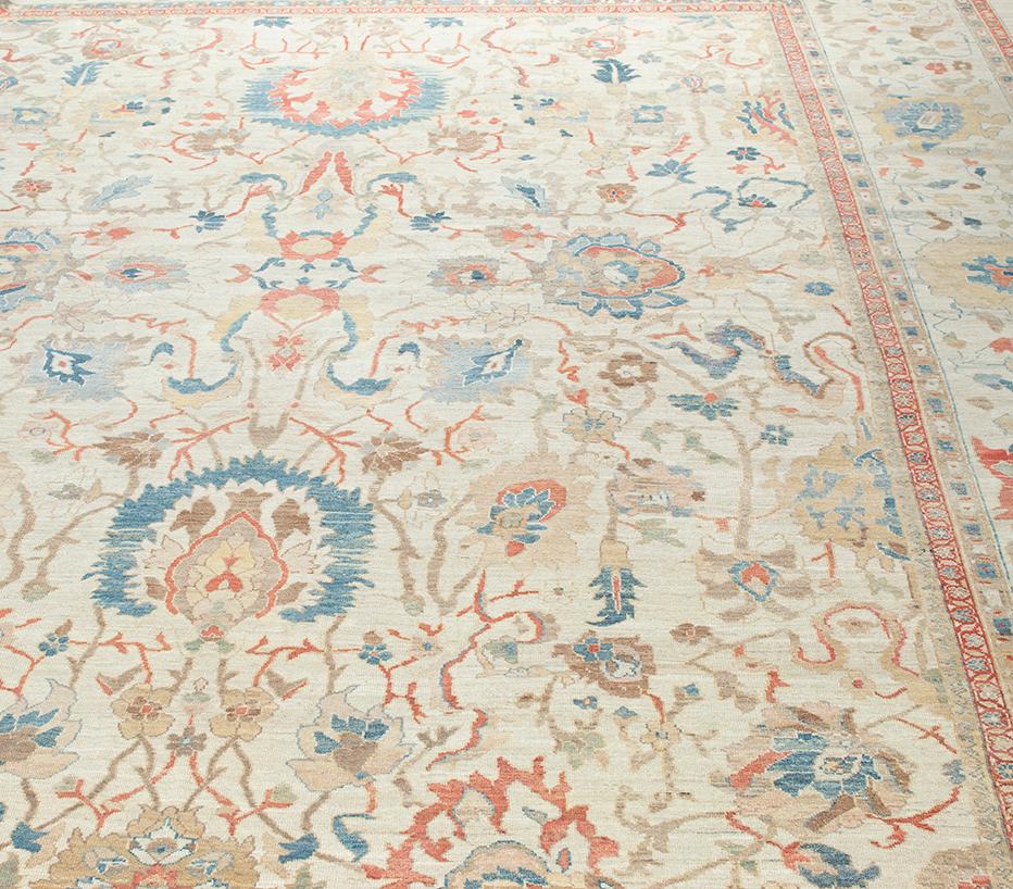 In 1875 the Anglo-Swiss company, Ziegler and Co., produced exquisite carpets in the Sultanabad region of western Persia. They married tradition with innovation by employing designers from New York and London to modify traditional designs to suit
