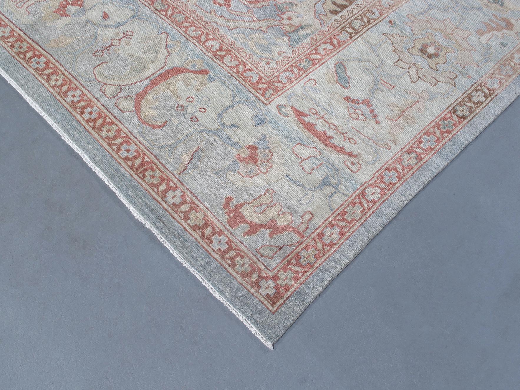 Alfombra persa original Ziegler Sultanabad Rugs en Nuevo estado para la venta en New York, NY
