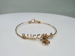 Original Personalised Gold Filled Yellow 14K Wire Bangle Bracelet