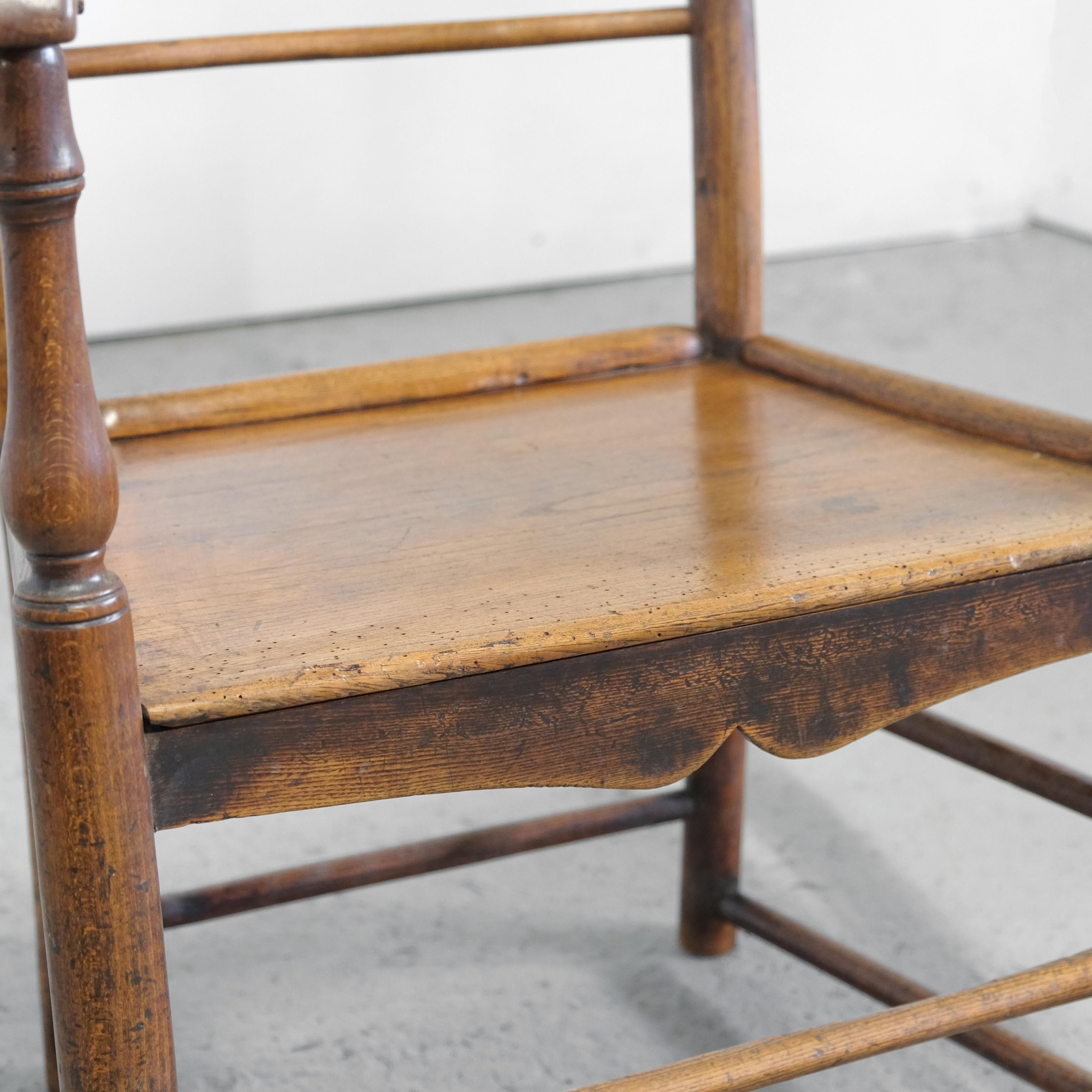 Ash Original Philip Clissett Country Armchair, Signed, Arts and Crafts Chair