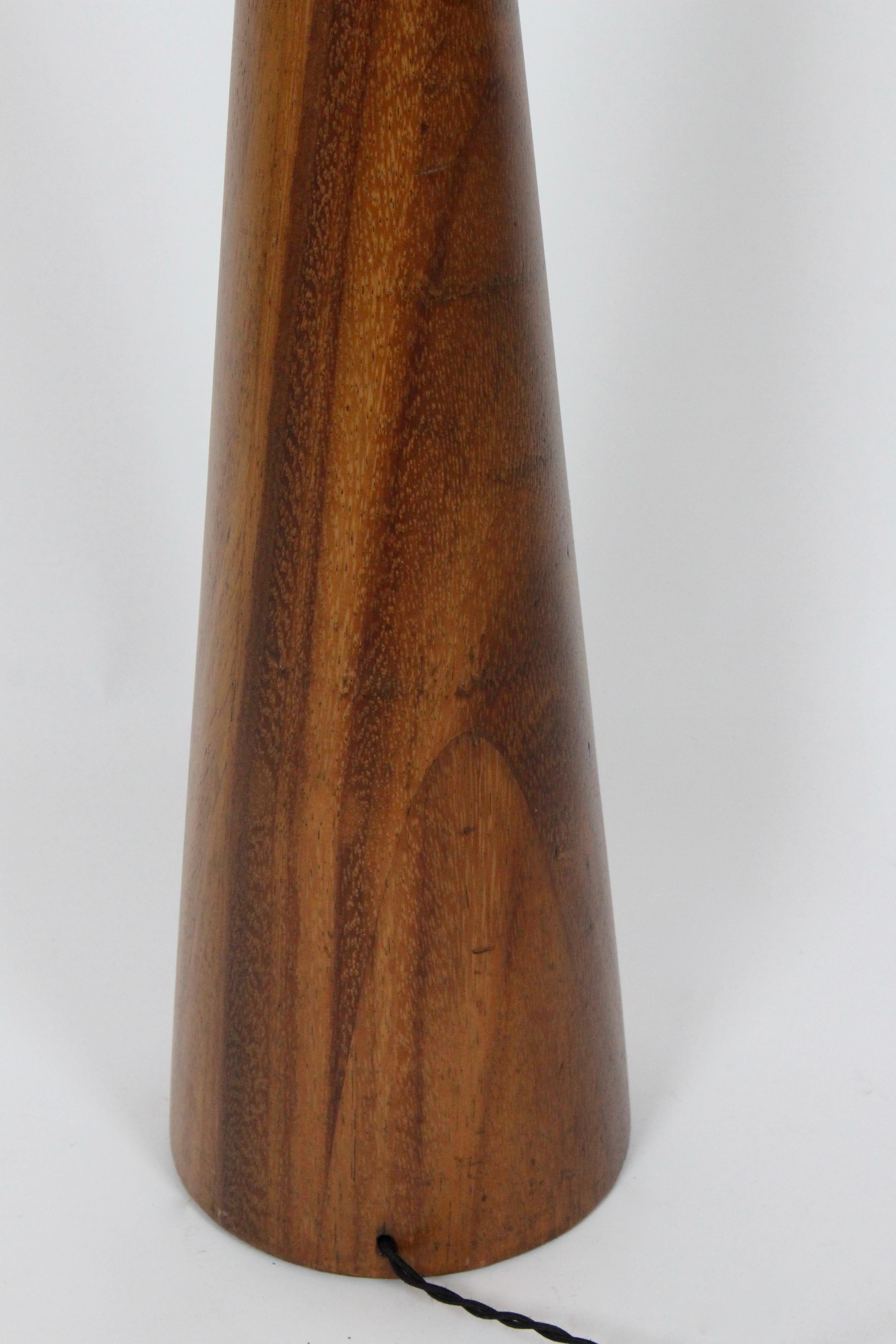 Original Phillip Lloyd Powell Style Walnut Floor Lamp, 1960s 9