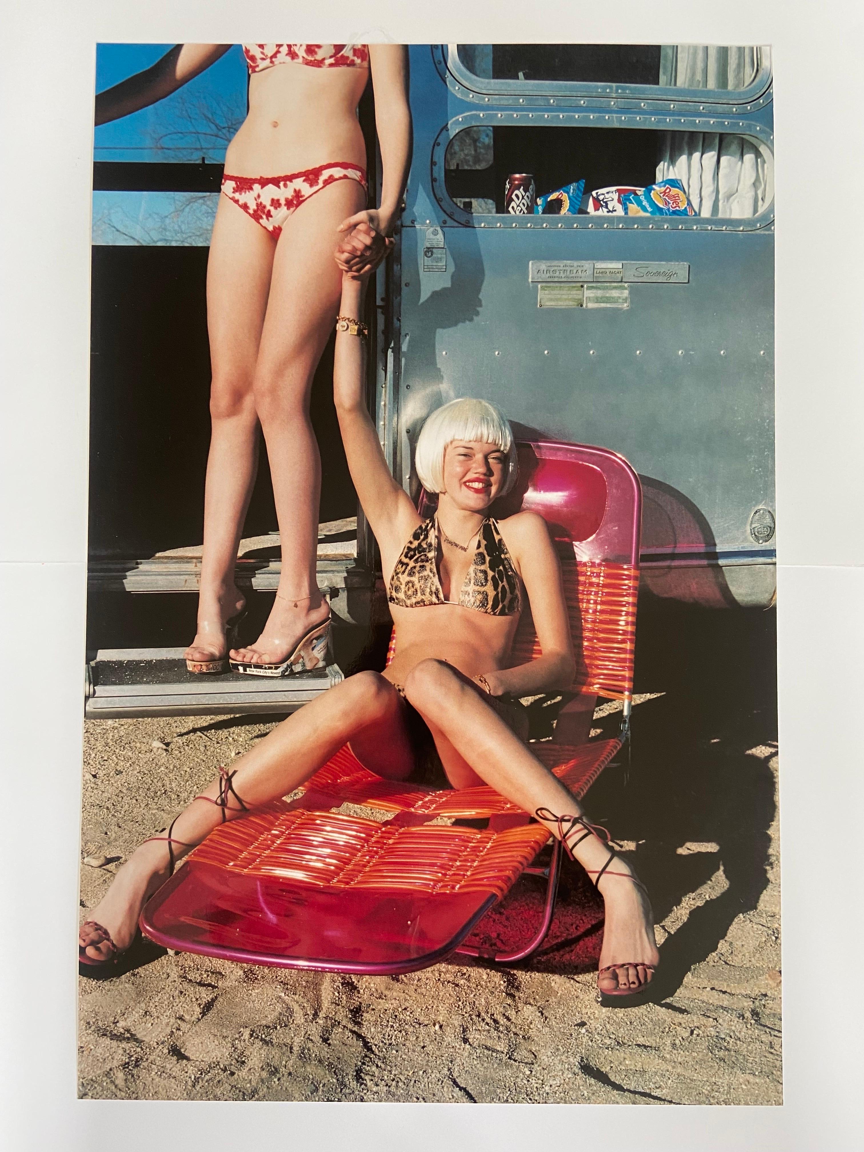 Swiss Original Photo Limited to Photography by Helmut Newton Printed in 2002 For Sale