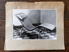 Foto original de la butaca de Bruno Mathsson / Finlandia - 1950