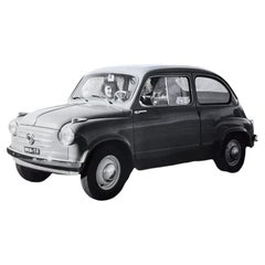 Original Photo of car FIAT - 1950s