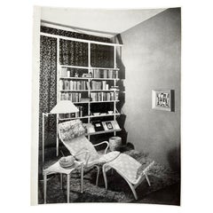 Original Photo of furniture by Bruno Mathsson / Sweden - 1945