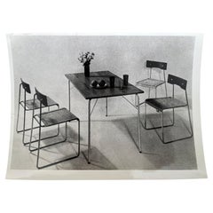 Vintage Original Photo of furniture by Helmuth Magga - Deutsche werkstätten / 1957