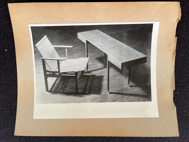 Czech Original Photo of Furniture by Karl Erik Ekselius / Sweden, 1952 For Sale