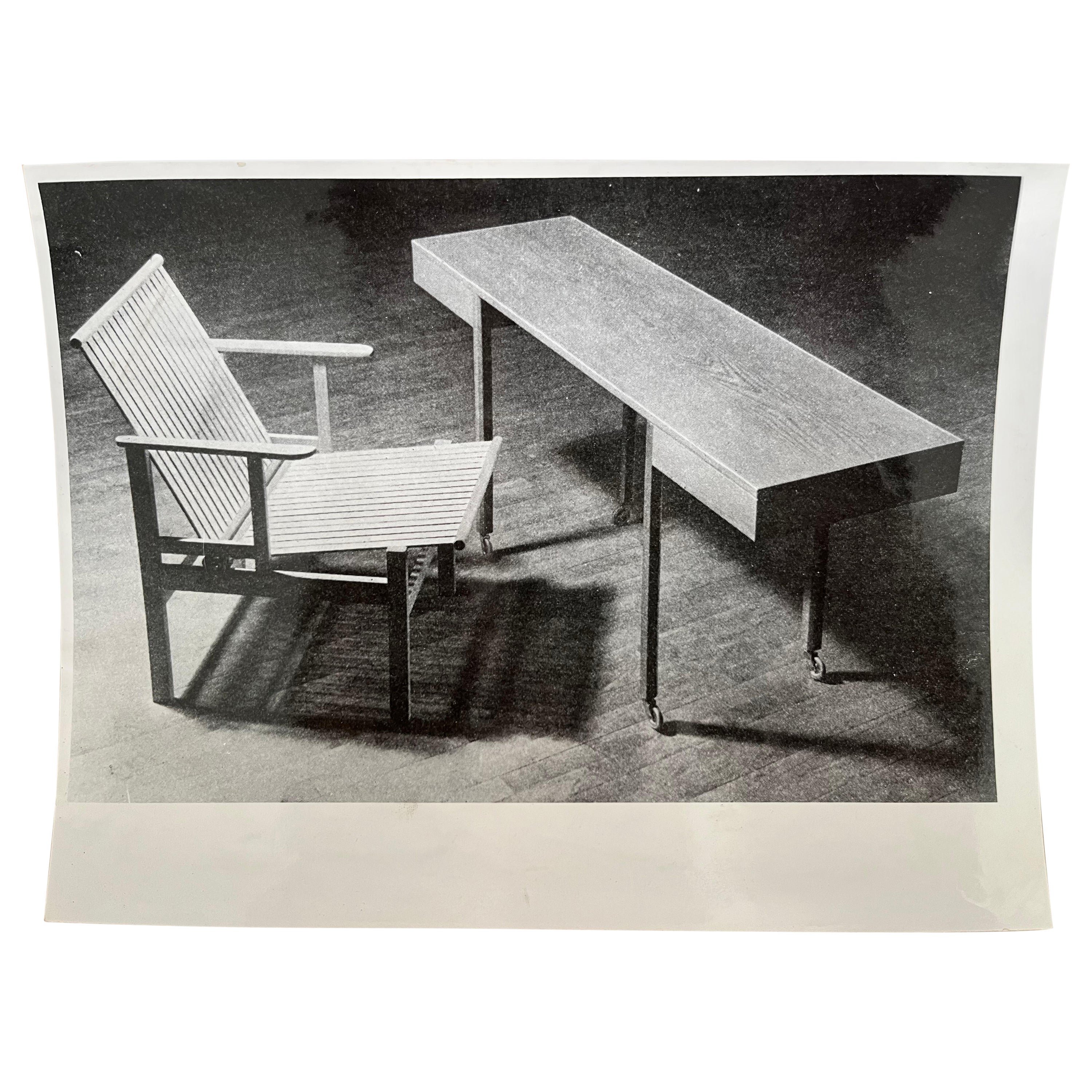Photo d'origine du meuble par Karl Erik Ekselius / Suède, 1952