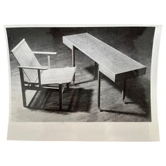 Foto originale di mobili di Karl-Erik Ekselius / Svezia, 1952