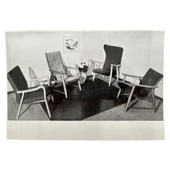 Vintage Original Photo of interior/furniture - Switzerland / Zurich - 195O