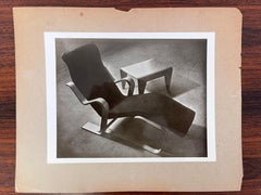 Original photo of Marcel Breuer lounge chair for Isokon - 1950