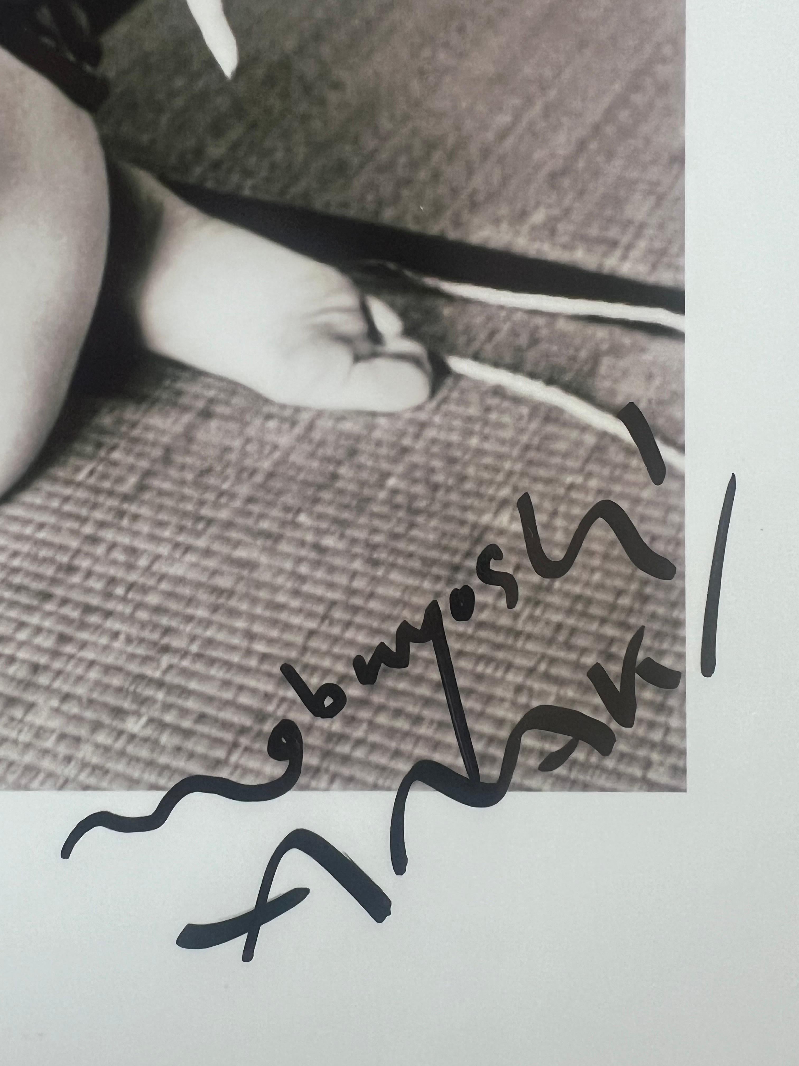 Japonais Photo originale signée par le photographe japonais provocateur Nobuyoshi Araki en vente