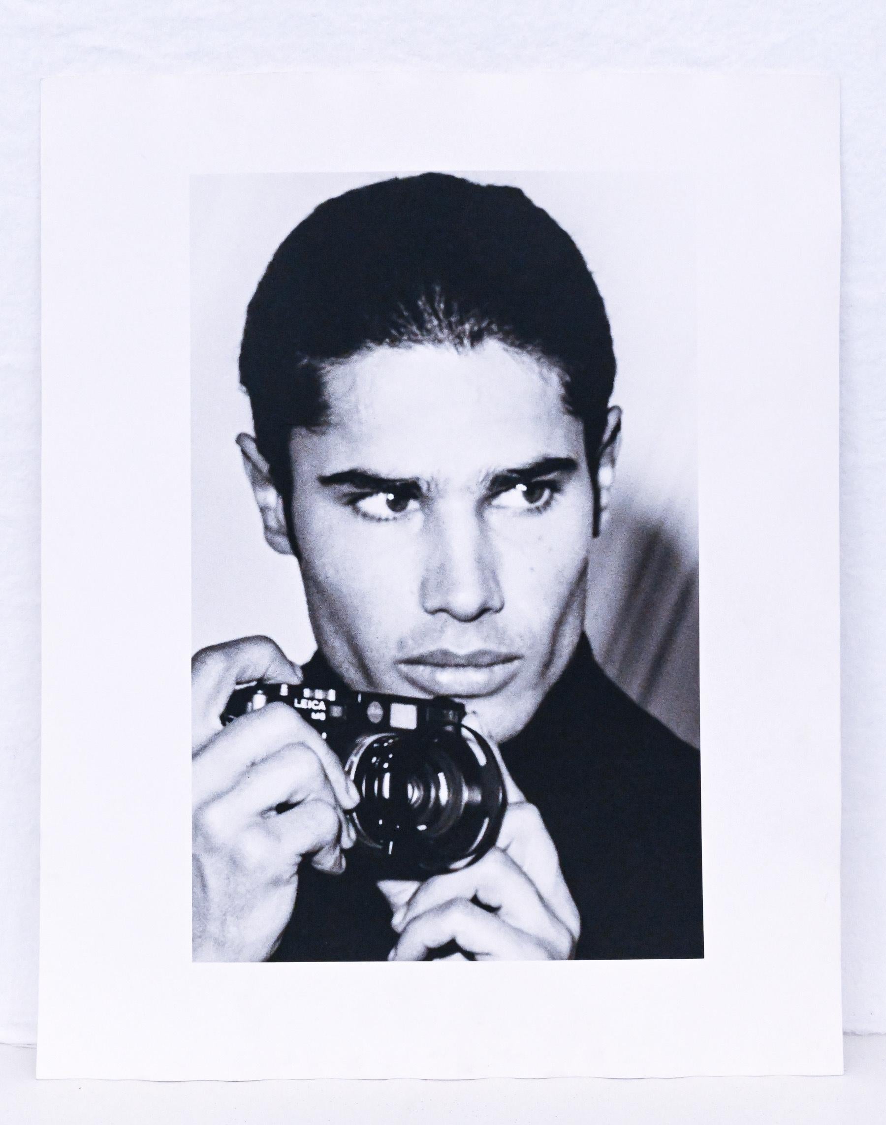 Original photograph of Cameron Alborzian by Karl Lagerfeld For Sale 3