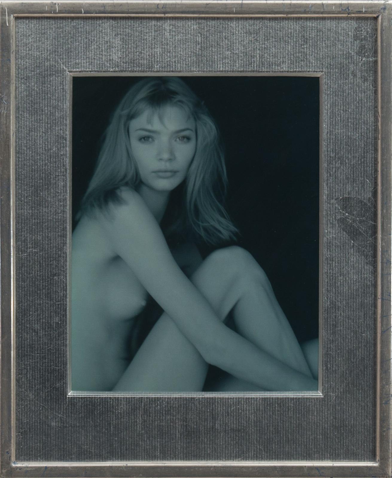 Original silver gelatin print from Lagerfeld's studio
ex-collection Eric Wright - Lagerfeld's right hand man in the 1980s-90s. Framed at Lagerfelds favorite framer, American art on Rue Bonaparte in Paris.
Label and production numbers to the