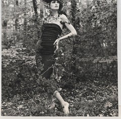 Photographie originale du modèle dans les bois de Bruce Weber pour Karl Lagerfeld 2