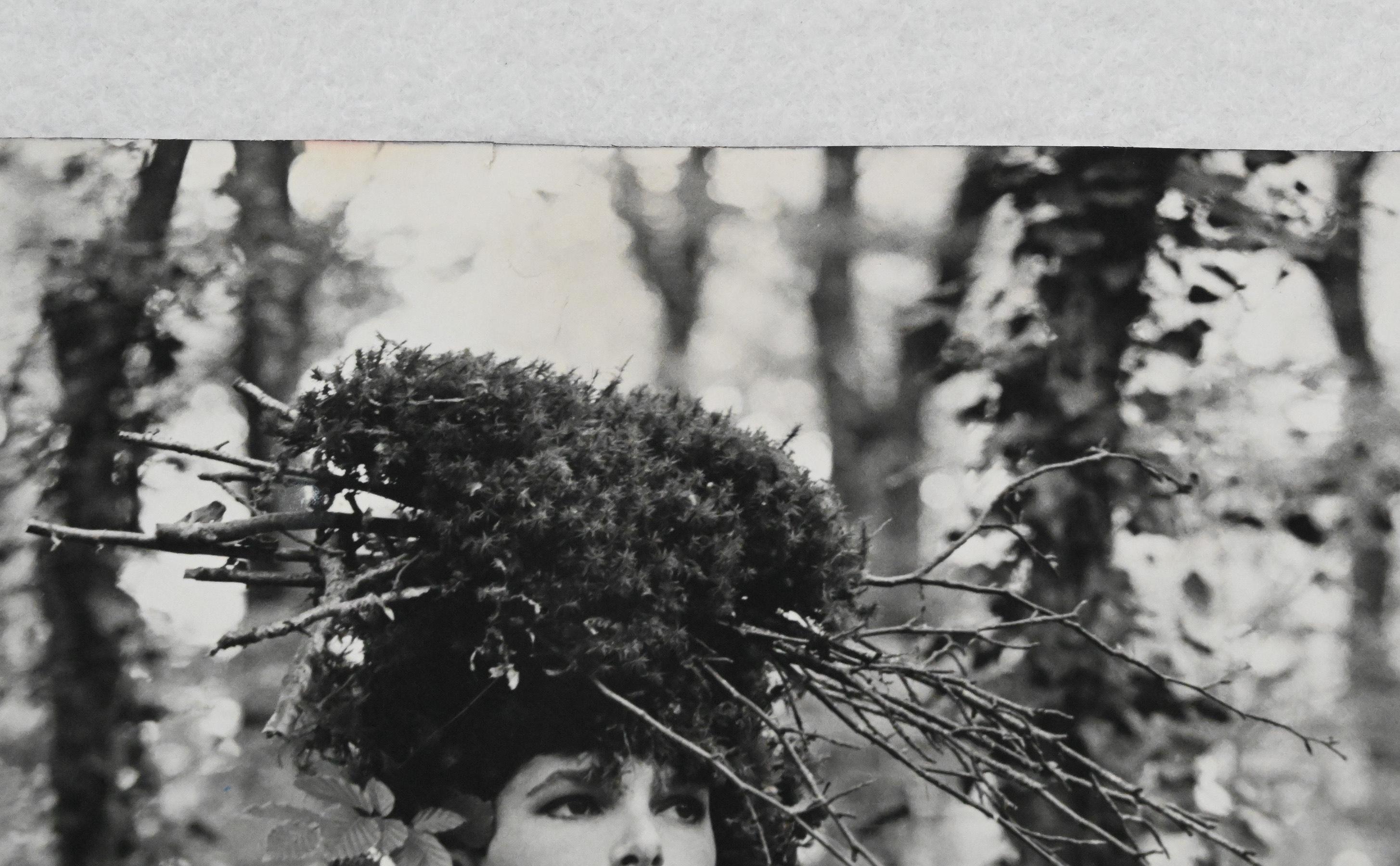 Paper Original Photograph of Model in the Woods by Bruce Weber for Karl Lagerfeld 2 For Sale