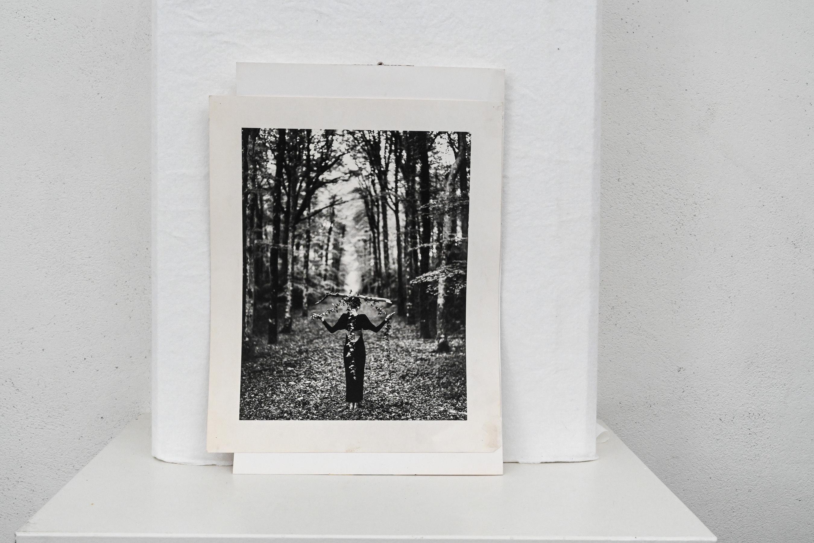 Originalfotografie des Modells in den Hölzern von Bruce Weber für Karl Lagerfeld 4 im Angebot 3