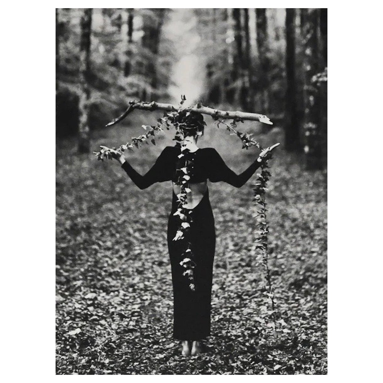Photographie originale d'un modèle dans les bois par Bruce Weber pour Karl Lagerfeld 4 en vente