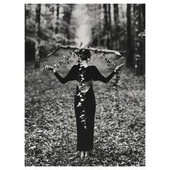 Fotografía original de modelo en el bosque por Bruce Weber para Karl Lagerfeld 4
