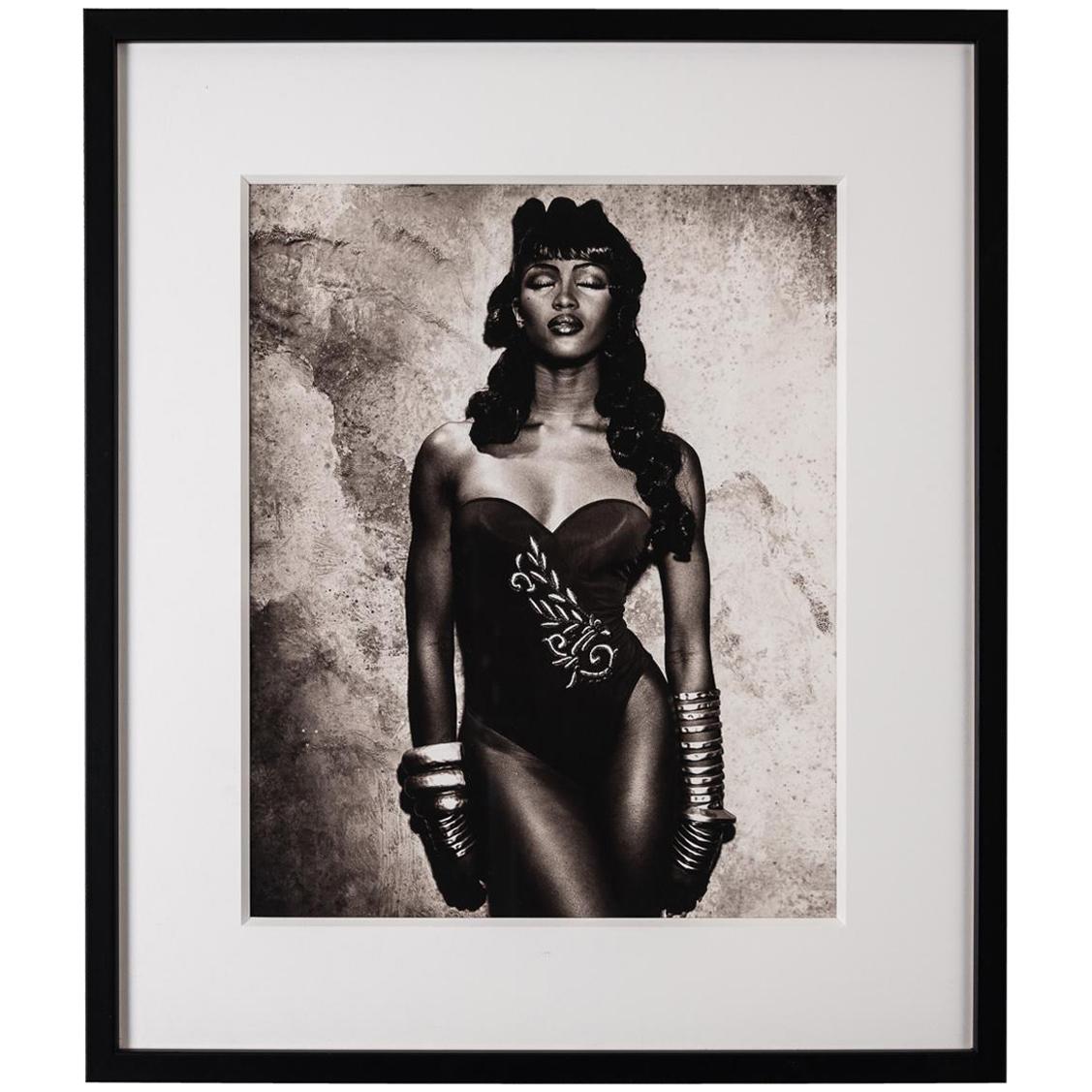 Original Photograph of Naomi Campbell by Karl Lagerfeld