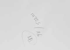 Fotografia originale di una modella non identificata di Karl Lagerfeld