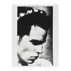 Fotografía original de una modelo no identificada de Karl Lagerfeld