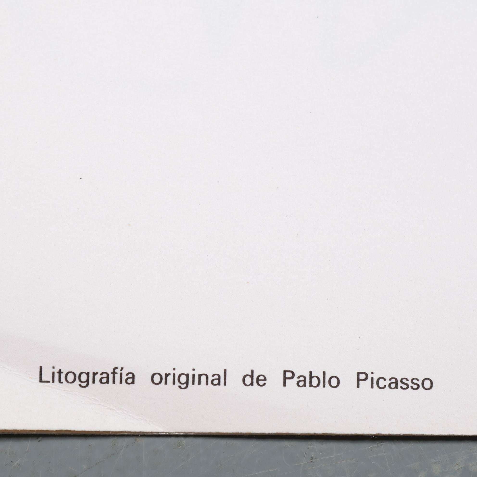Originales lithografisches Picasso-Plakat „Pinturas de Picasso“, 1960 (Moderne der Mitte des Jahrhunderts) im Angebot
