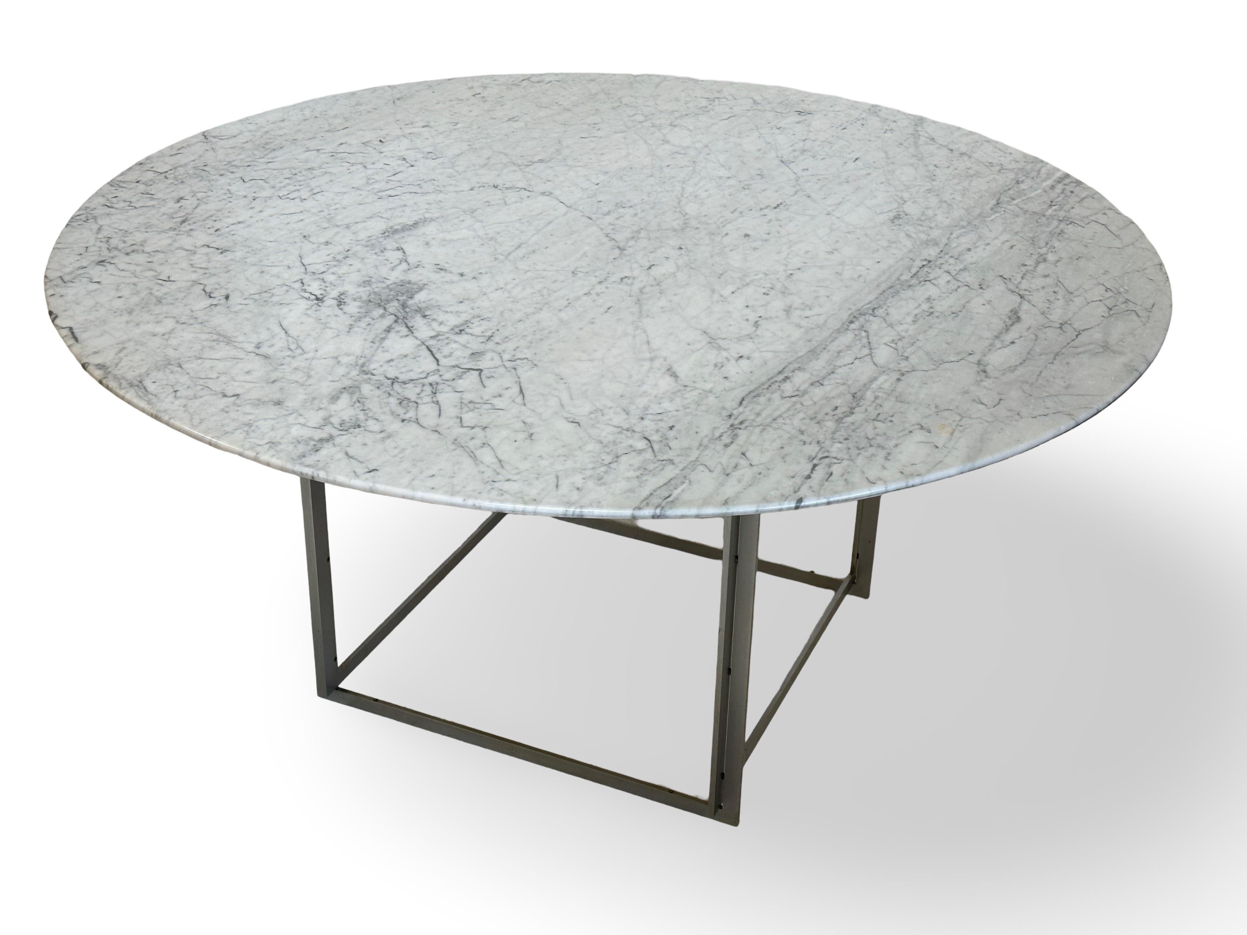 20th Century Original PK54 dining table designed by Poul Kjærholm. E. Kold Christensen, DK.