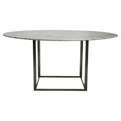 Original PK54 dining table designed by Poul Kjærholm. E. Kold Christensen, DK.