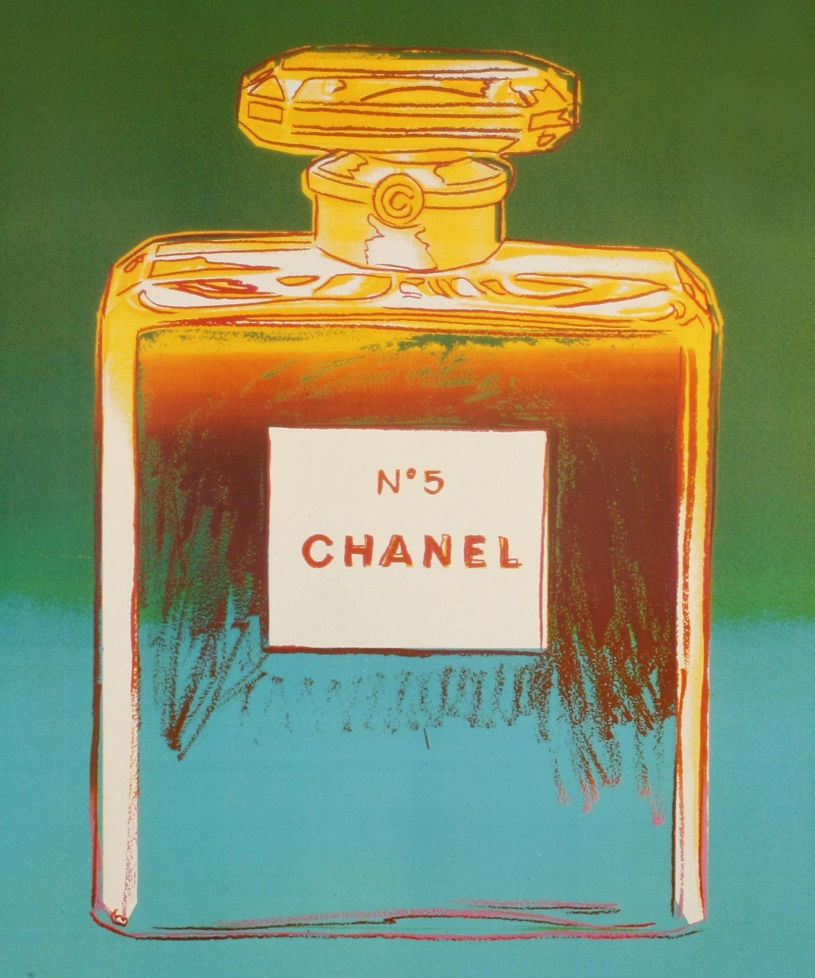 Original Pop Art Poster-Andy Warhol-Chanel No. 5 Perfum-Haute Couture, 1997

Poster originally produced by Andy Warhol in the 1980s.

Additional details:
Materials and techniques: colour lithograph on paper
Color: multi-color
Features: