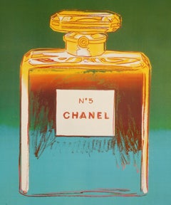 After Andy Warhol, Original Chanel N° 5 Poster, Couture Perfume, Pop Art, 1997