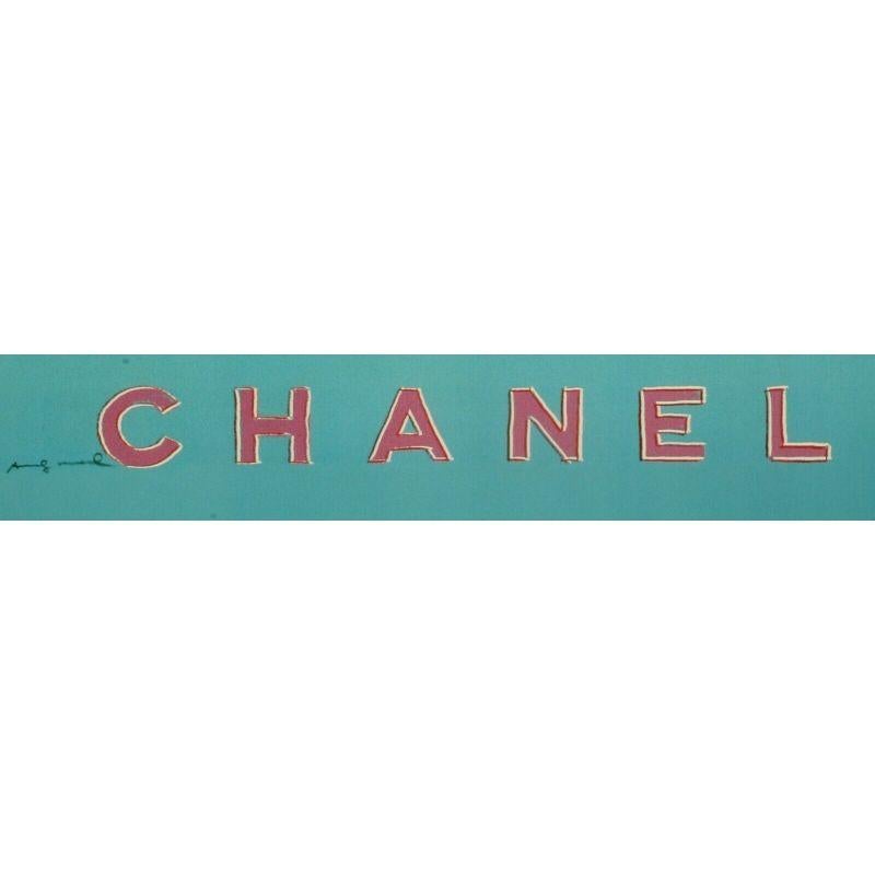 Original Pop Art Poster-Andy Warhol-Chanel No. 5 Perfum-Haute Couture, 1997 In Good Condition In SAINT-OUEN-SUR-SEINE, FR