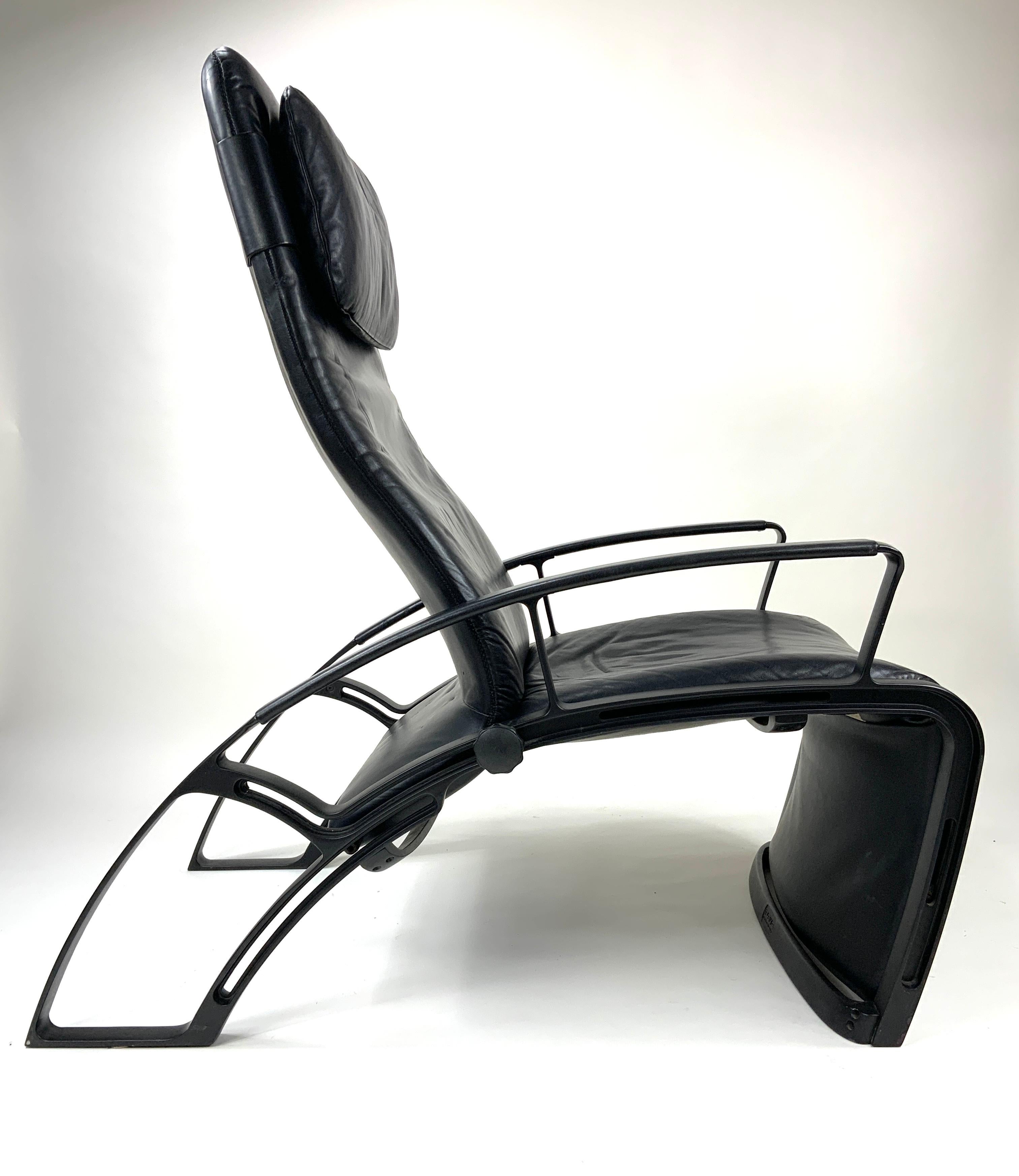 Modern Original Porsche Lounge Chair IP84 for Interprofil, Germany, 1984