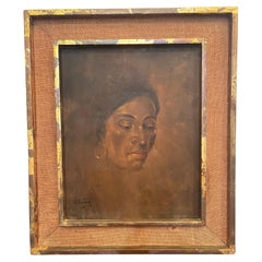 Original-Porträt von mexikanischen gelisteten Künstler Juan Jose Segura Acapulco 1962