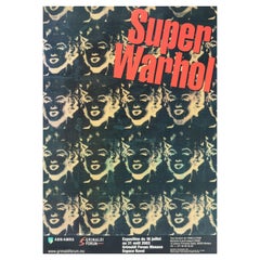 After Andy Warhol, Original Poster, Super Warhol, Monaco, Marilyn Monroe, 2003