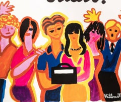 Original Poster-Bernard Villemot, 8.30Pm Rtl Ouais, Luxembourg Radio, 1985