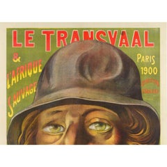 Original Poster-Chapellier-Transvaal Boer-World's Fair Africa, 1900