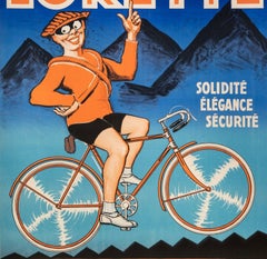 Original Poster-Cycles Lorette-Cycling-Mountain Bicycle, c.1925
