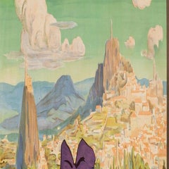 Original Poster-De La Nezière-Le Puy en Velay-Compostelle-Auvergne, 1925