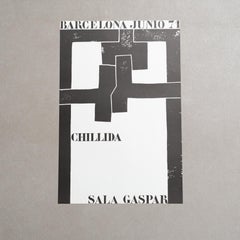 Original Poster – Eduardo Chillida, Sala Gaspar, 1971