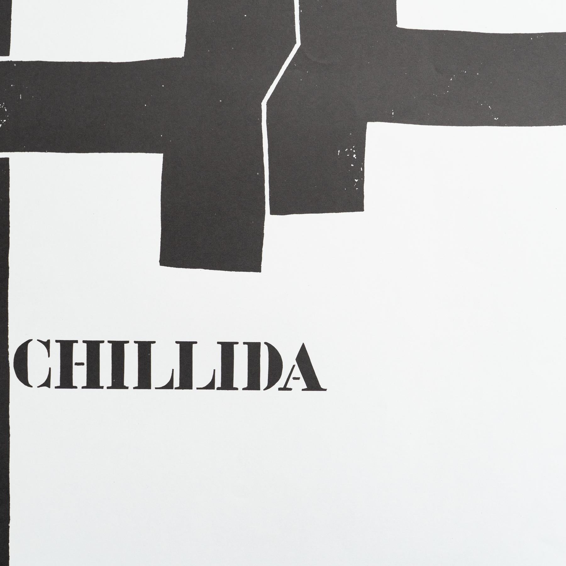 Affiche originale - Eduardo Chillida, Sala Gaspar, 1971 Bon état - En vente à Barcelona, ES