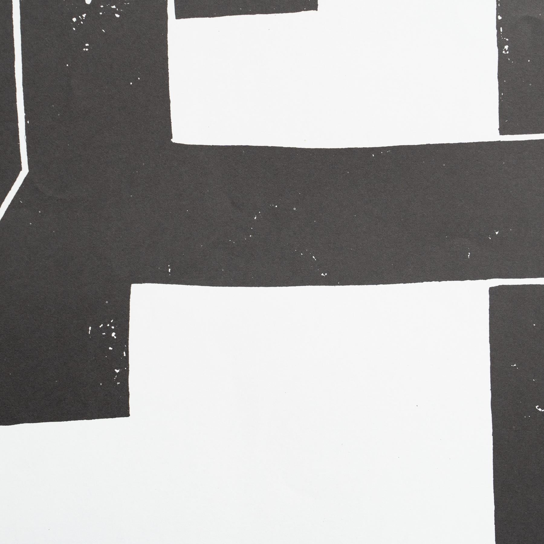 Fin du 20e siècle Affiche originale - Eduardo Chillida, Sala Gaspar, 1971 en vente