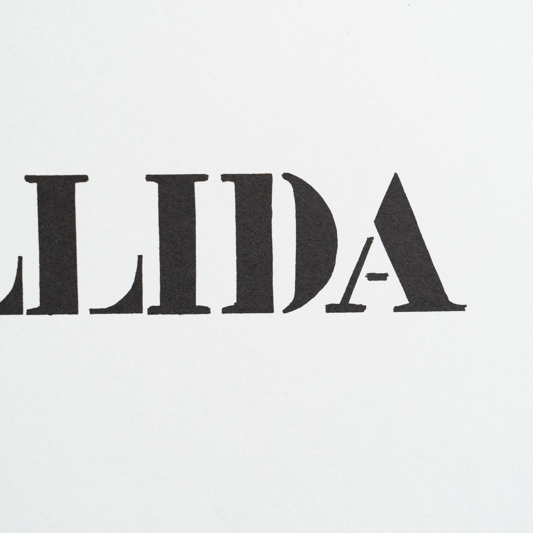 Papier Affiche originale - Eduardo Chillida, Sala Gaspar, 1971 en vente
