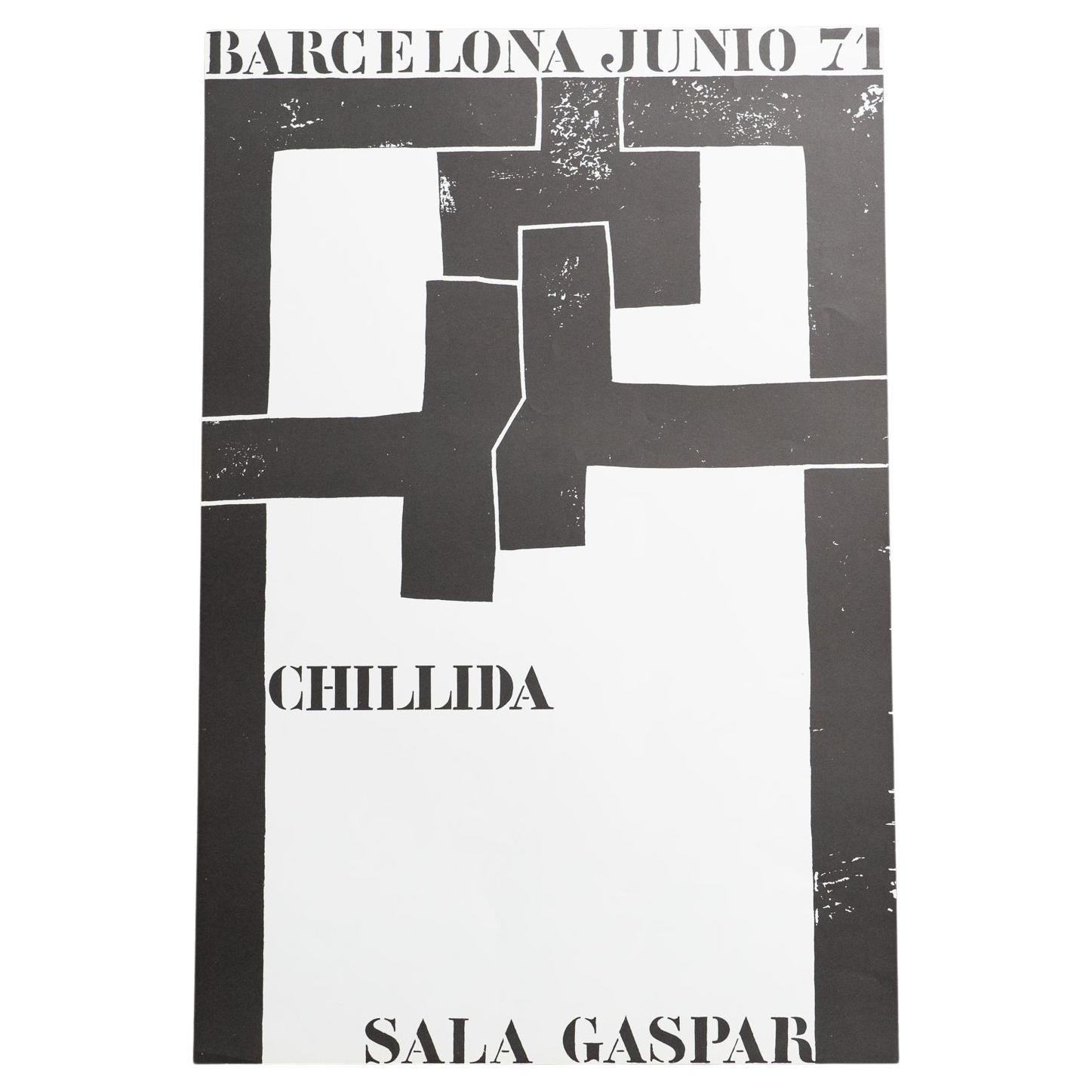 Original Poster – Eduardo Chillida, Sala Gaspar, 1971