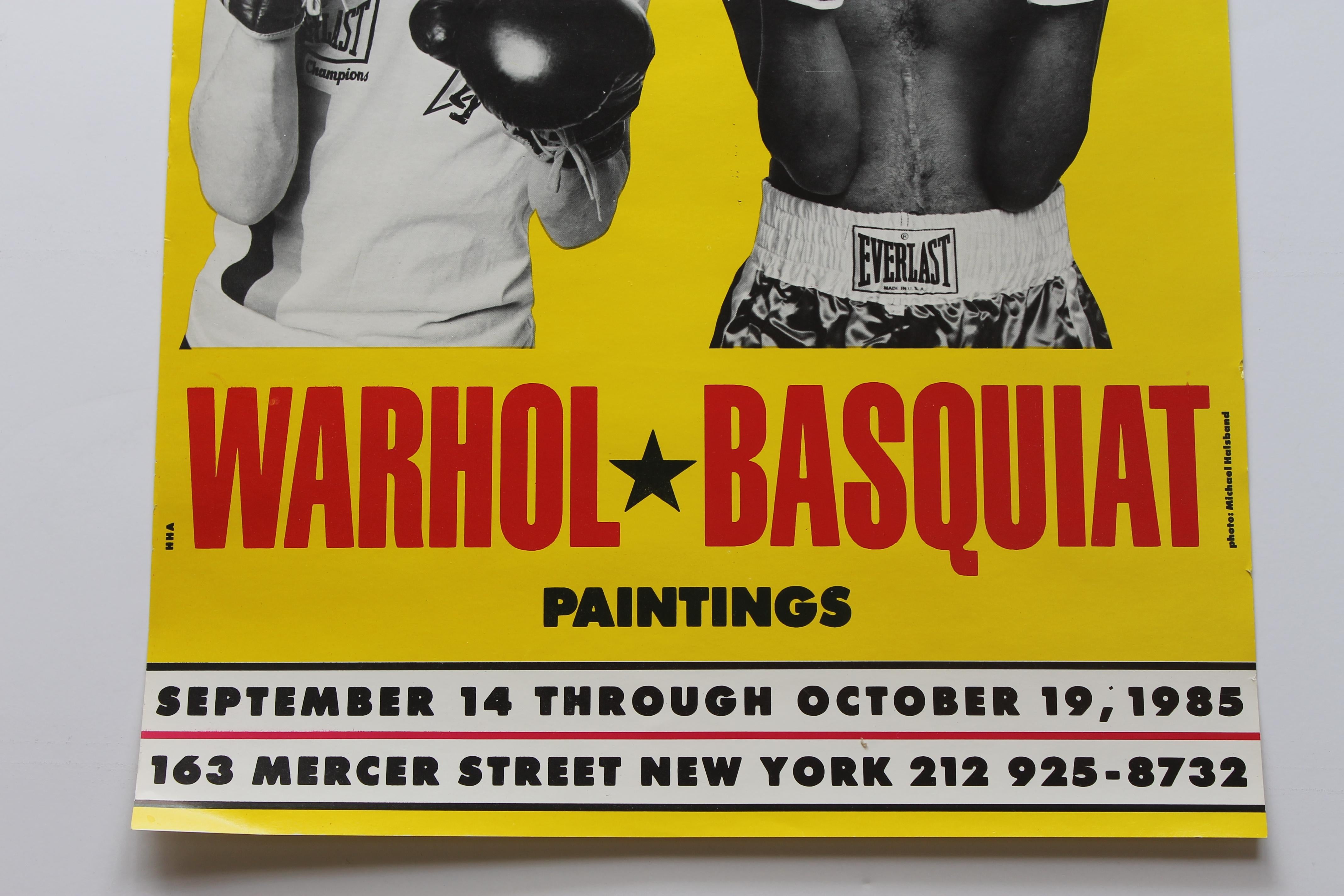 andy warhol basquiat poster