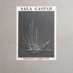 Affiche originale - Joan Gaspar, Sala Gaspar, 1972