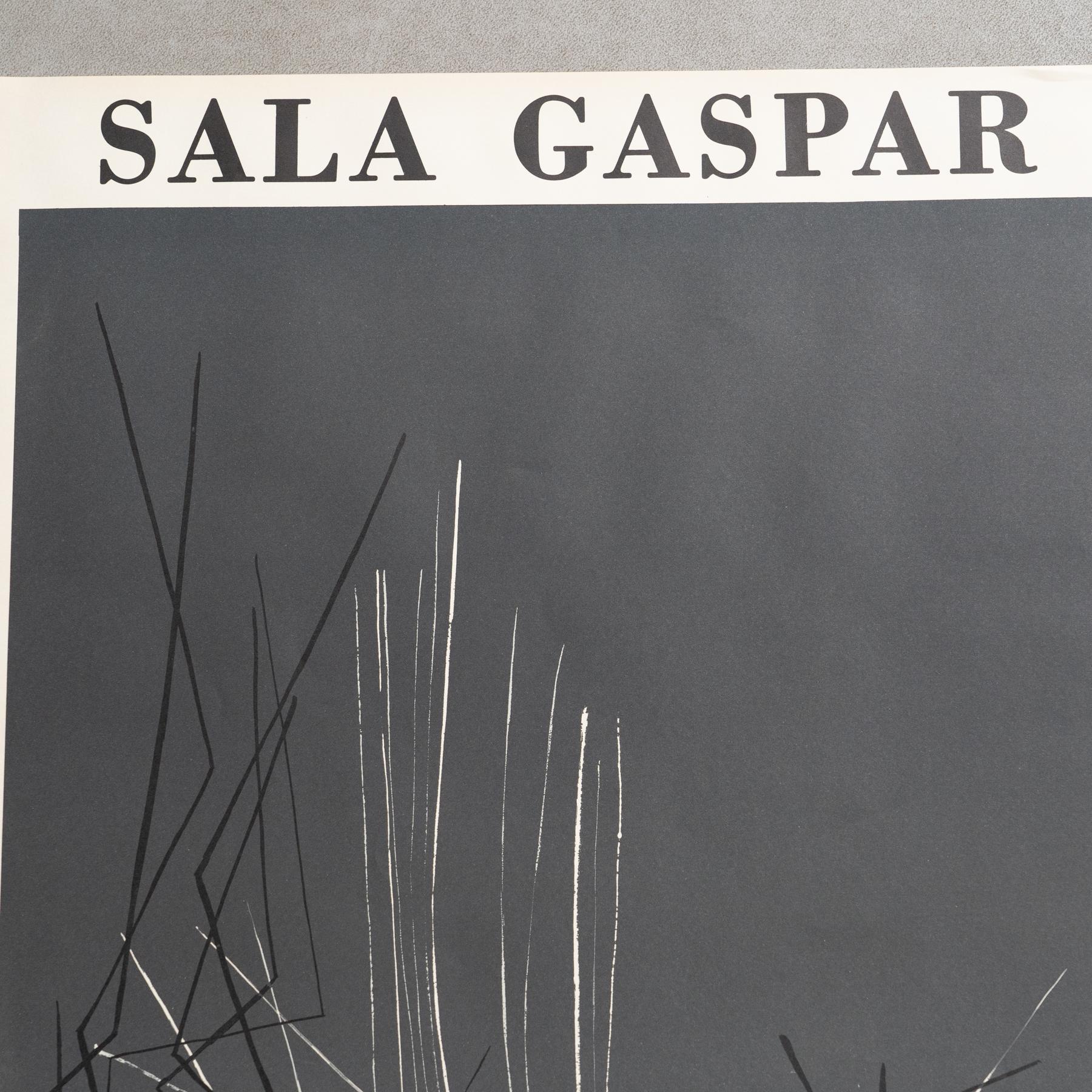 Spanish Original Poster – Joan Claret, Sala Gaspar, 1972 For Sale