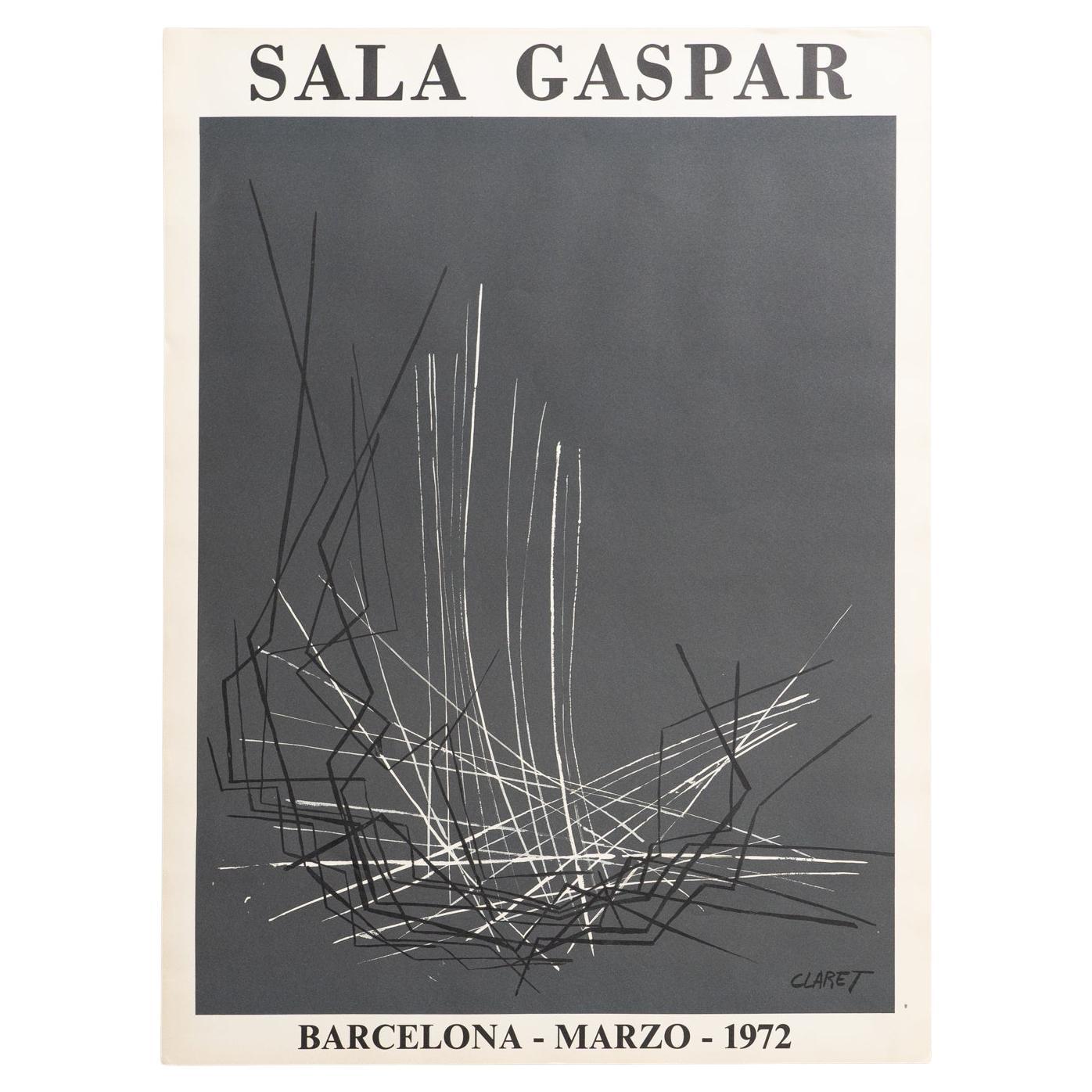 Original Poster – Joan Claret, Sala Gaspar, 1972