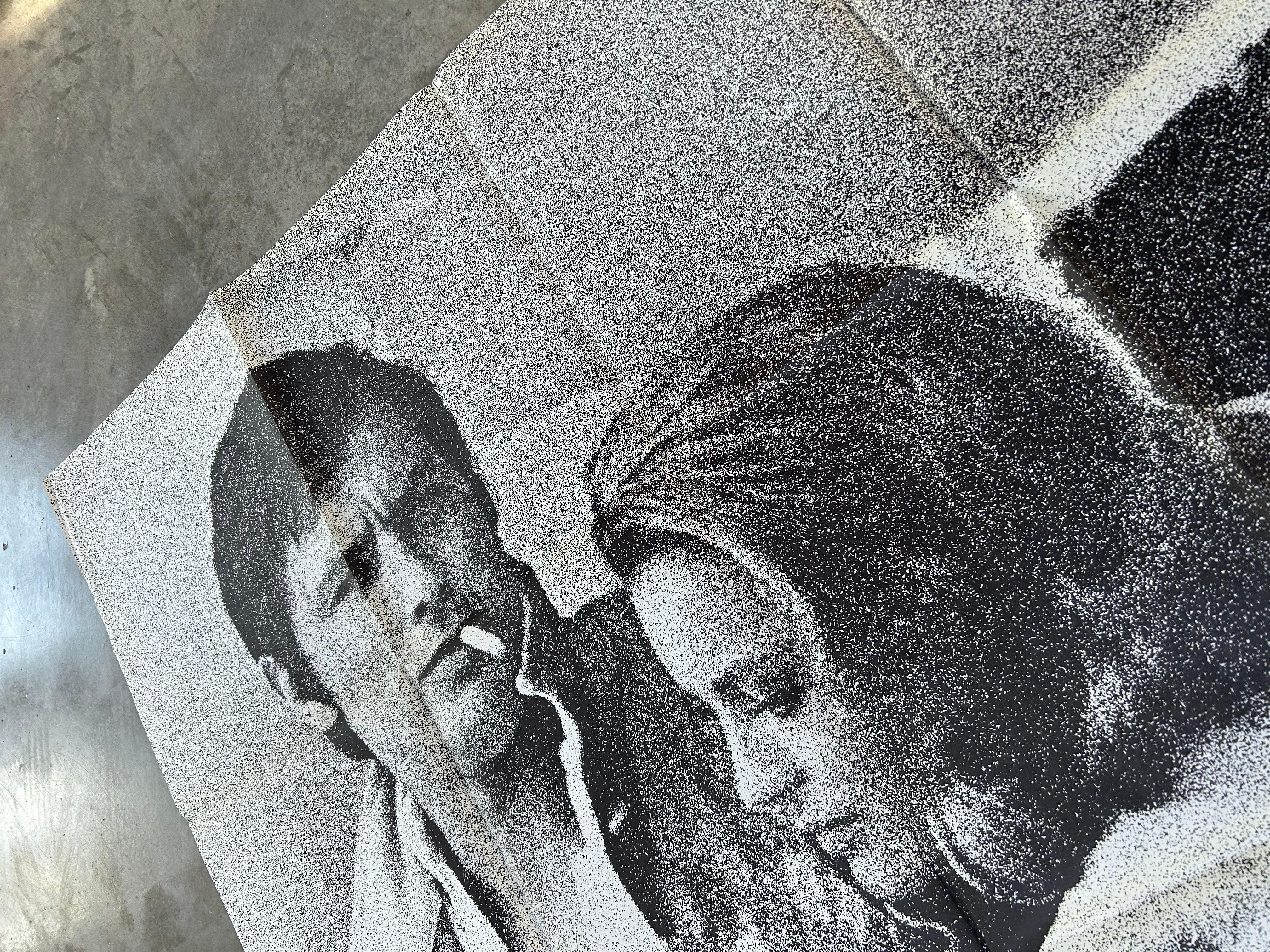 Original poster « La Piscine » Alain Delon Romy Schneider In Good Condition For Sale In PAU, FR