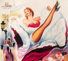 Original Poster-Moulin Rouge-Toulouse Lautrec-La Goulue Jane April, 1952